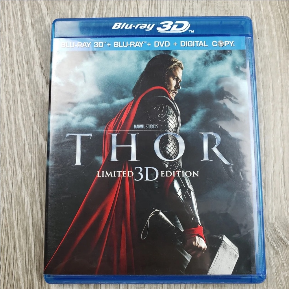 Thor 3D Limited Edition, Blu-ray/DVD, 2011 Chris Hemsworth